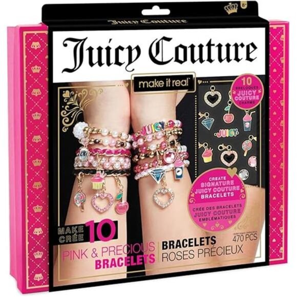 Juicy Couture Pink and Precious Bracelets - DIY Charm Bracelet - Picture 6 of 6